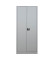 Stahlschrank 100049, abschlie&szlig;bar, 5 OH, lichtgrau, 80x180x38cm (BxHxT)
