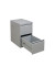 H&auml;ngeregistraturschrank 100304, lichtgrau, 2 Schubladen, 1-bahnig