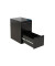 H&auml;ngeregistraturschrank 100308, schwarz, 2 Schubladen, 1-bahnig