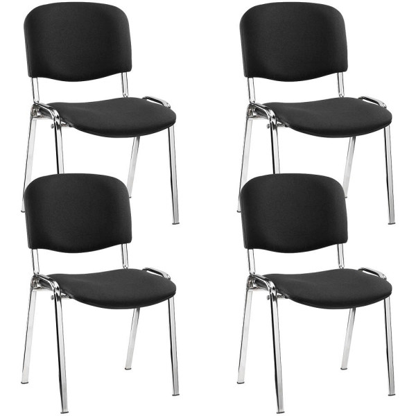 5901747021370 - Besucherstuhl Iso Visitor schwarz 4 Stück 5901747021370 Now 5901747021370 - Besucherstuhl Iso Visitor schwarz 4 Stück 5901747021370 Now