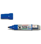 Permanentmarker V SUPER COLOR BEGREEN, 4034703, blau, 0,9mm Rundspitze