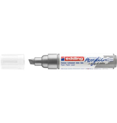 Acrylmarker 5000 silber 5-10mm Keilspitze