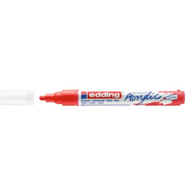 Acrylmarker 5100 verkehrsrot 2-3mm Rundspitze