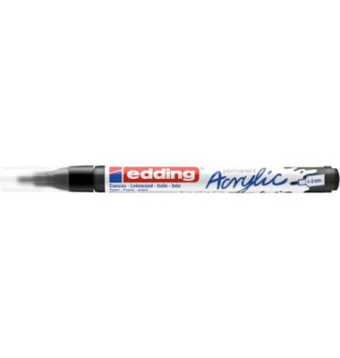 Acrylmarker 5300 schwarz 1-2mm Rundspitze