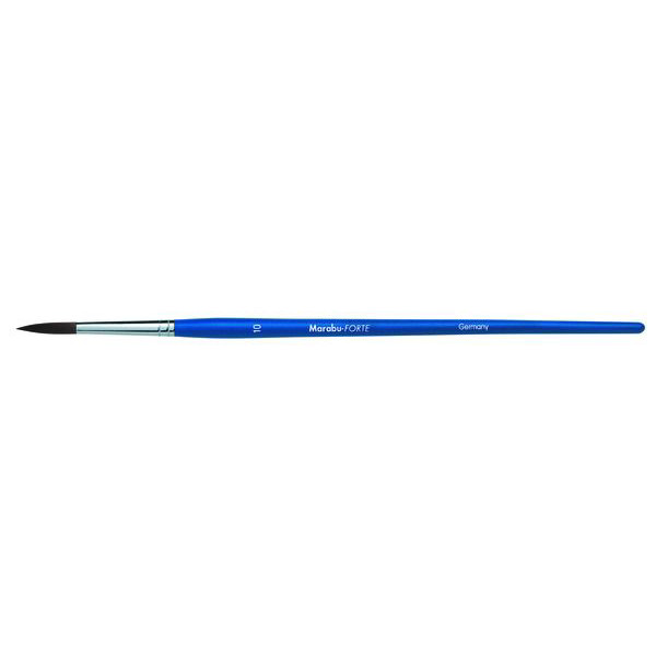 12 Stück Marabu Pinsel Forte, 01870 000 500, Größe 5/0, runde Spitze 4007751350046 Marabu