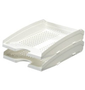 Briefablage Trend 1701626010 A4 / C4 weiß Kunststoff staplebar
