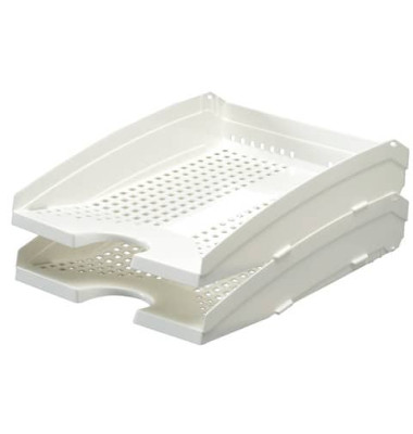 Briefablage Trend 1701626010 A4 / C4 weiß Kunststoff staplebar