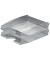 Briefablage Trend 1701626400 A4 / C4 transparent Kunststoff staplebar