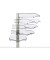 Briefablageset CopySwinger A4 / B4 lichtgrau-transparent 5 Fächer