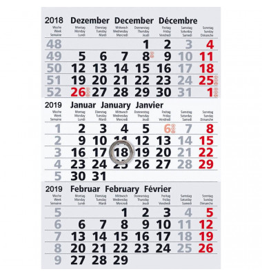 Ersatzkalendarium für Edelstahltischkalender 2022/2023