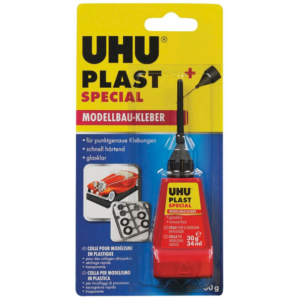 6 Stück UHU Spezialkleber 45885 PLAST SPECIAL, 30g, permanent 4026700458855 UHU 30 Gramm