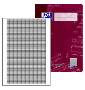 Notenheft 100050399, Lineatur 14 / Notenlinien / keine, A4, 90g, farbig sortiert, 8 Blatt / 16 Seiten