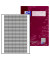 Notenheft 100050399, Lineatur 14 / Notenlinien / keine, A4, 90g, farbig sortiert, 8 Blatt / 16 Seiten
