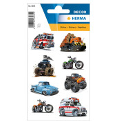 3085 Decorsticker Schmucketikett American Cars