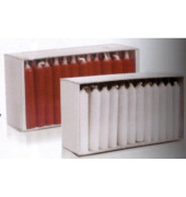 Christbaumkerzen 252006.001 ohne rot 65x10mm (Hx&Oslash;) ca. 1,5 Stunden Brenndauer