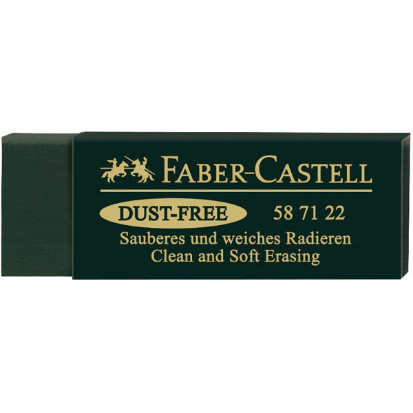 20 Stück Faber-Castell 587122 Radierer Dust Free grün 9556089009867 Faber-Castell