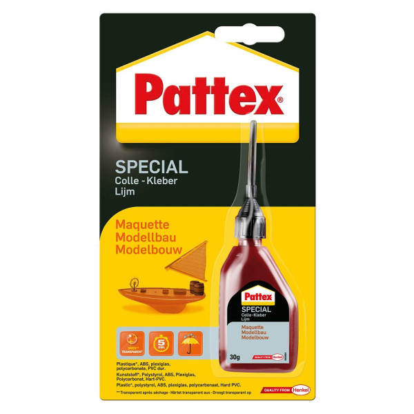 6 Stück Pattex Spezialkleber 9H PXSM1 Spezialkleber Modellbau, 30g, permanent 4015000417334 Pattex 30 Gramm
