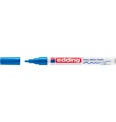 Lackmarker 751 creative, 751-9--003, Stift, blau, 1-2mm Rundspitze