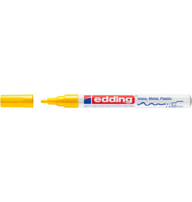 Lackmarker 751 creative, 751-9-005, Stift, gelb, 1-2mm Rundspitze