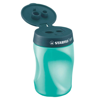 STABILO 4501 links Dosenspitzer 3fach Easy petrol
