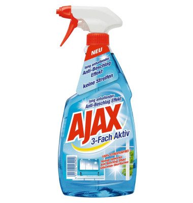 Ajax Glasklar Original 500ml Glas und Flächen Anti-Streifen Ajax Glasklar Original 500ml Glas und Flächen Anti-Streifen