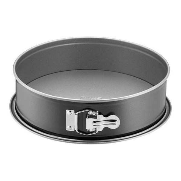 4006932659572 - Springform KAISER BACKFORMEN Inspiration Springform Ø 28 cm runde Kuchenform mit Flachboden grau Ø28cm Stahl Küchenformen auslaufsicher sehr gute Antihaftbeschichtung Made in Germany