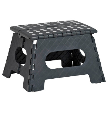 Klapphocker 13031 Schemel, 1 Stufe, anthrazit, Polypropylen (PP)