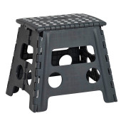 Klapphocker 13035 Schemel, 1 Stufe, anthrazit, Polypropylen (PP)