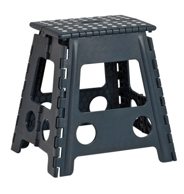 Klapphocker 13037 Schemel, 1 Stufe, anthrazit, Polypropylen (PP)