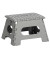 Klapphocker 13030 Schemel, 1 Stufe, grau, Polypropylen (PP)