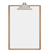 Klemmbrett MAULclassic 2392770, A3, braun, Holz, inkl Aufhängeöse