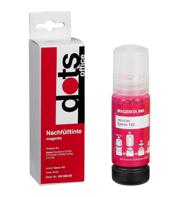 magenta Tintenflasche ersetzt EPSON 102/T03R34