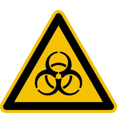 Warnaufkleber - Warnung vor Biogefährdung Warnaufkleber - Warnung vor Biogefährdung
