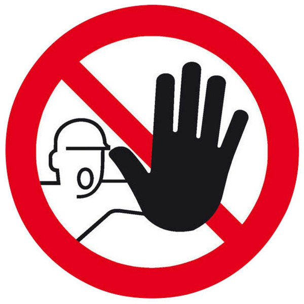 4044589023780 - Verbotsaufkleber Schild ZutrittfUnbeverboten 10 cm Zutritt für Unbefugte verboten 4044589023780 - Verbotsaufkleber Schild ZutrittfUnbeverboten 10 cm Zutritt für Unbefugte verboten