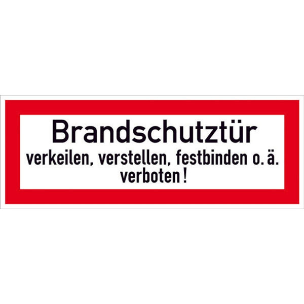 4044589029041 - Brandschutzaufkleber - Brandschutztür verkeilen verstellen festbindenoä verboten! 4044589029041 SafetyMarking 4044589029041 - Brandschutzaufkleber - Brandschutztür verkeilen verstellen festbindenoä verboten! 4044589029041 SafetyMarking