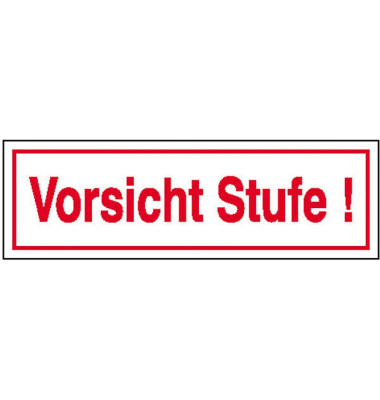 Hinweisaufkleber - Vorsicht Stufe! Hinweisaufkleber - Vorsicht Stufe!