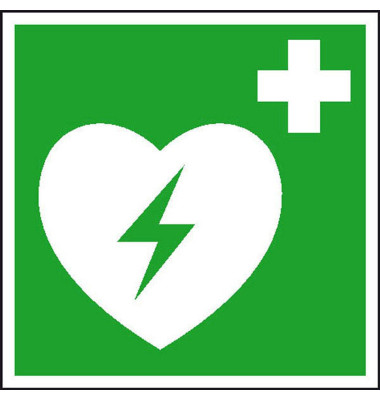 Rettungszeichen-Aufkleber - Automatisierter Externer Defibrillator (AED) Rettungszeichen-Aufkleber - Automatisierter Externer Defibrillator (AED)