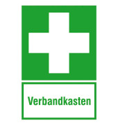 Rettungszeichen-Aufkleber - Erste Hilfe - Verbandkasten