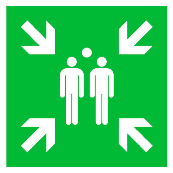 4044589367365 - Fluchtwegschild Aluminium Sammelstelle SafetyMarking 11A2010 (B x H) 400 mm x 400 mm ISO 7010 1 St 4044589367365 - Fluchtwegschild Aluminium Sammelstelle SafetyMarking 11A2010 (B x H) 400 mm x 400 mm ISO 7010 1 St