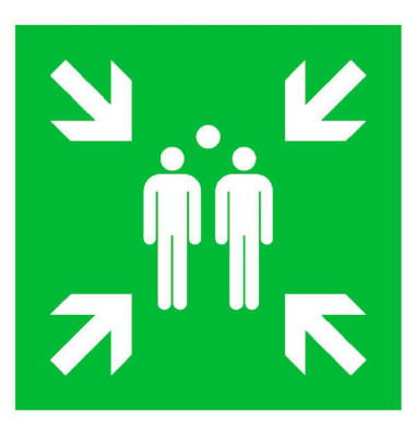 Rettungszeichen - Sammelstelle Rettungszeichen - Sammelstelle