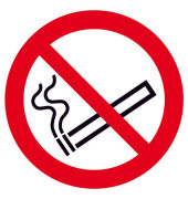 Verbotsaufkleber - Rauchen verboten