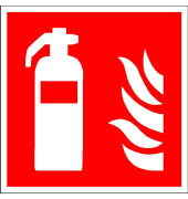 Brandschutzaufkleber - Feuerlöscher