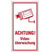 Hinweisschild - Achtung! Videoüberwachung