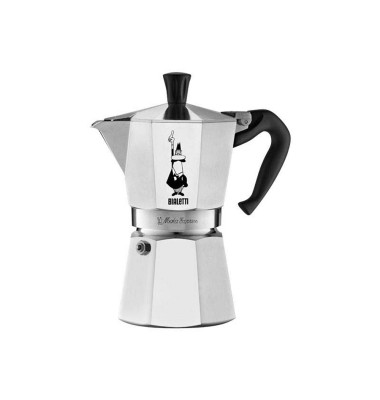 Moka Express 6 Espressokocher silber