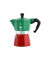 Moka Express 3 Color Italia Espressokocher grün