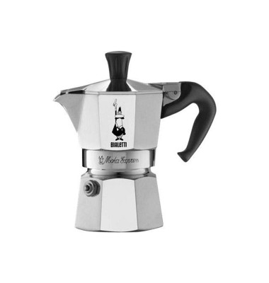 Kaffeemaschine Moka Express 3 0001162, silber, 3 Tassen