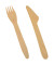 Einweg-Besteckset pure Holz