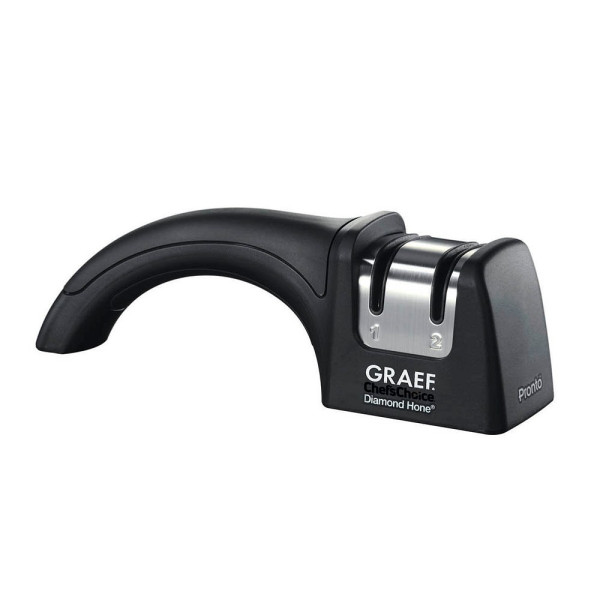 4001627008529 - GRAEF Pronto Messerschärfer manuell gummiertem Handgriff 20° Schleifwinkel 4001627008529 - GRAEF Pronto Messerschärfer manuell gummiertem Handgriff 20° Schleifwinkel