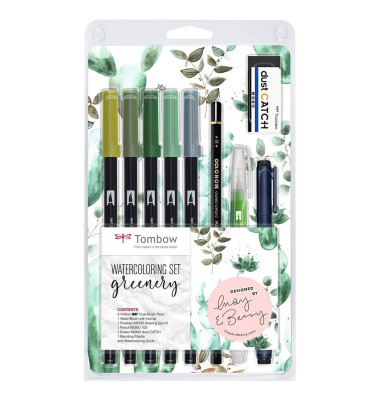 ABT Greenery Brush-Pen-Set farbsortiert
