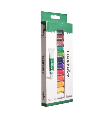 Künstler-Set Aquarellfarben farbsortiert 12 x 12,0 ml, 1 Pack Künstler-Set Aquarellfarben farbsortiert 12 x 12,0 ml, 1 Pack